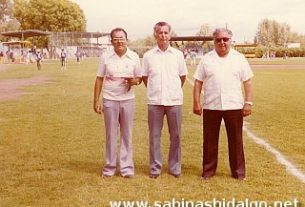 Ramón Ábrego, Ramiro Cuevas y Aléctor Ruiz