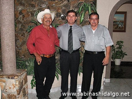Homenajeados y el director
