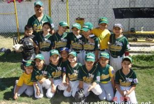 Selección categoría moyote de la Liga Pequeña de Beisbol Sabinas Hidalgo