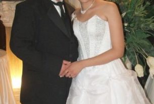 Los felices novios