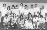 Equipo de atletismo del CSS 4 en 1973
