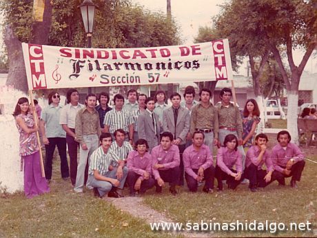 Filarmónicos en el Desfile Obrero de 1973