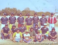 Equipo de softbol en 1981