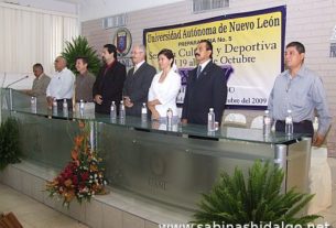 Presidium de la ceremonia de aniversario