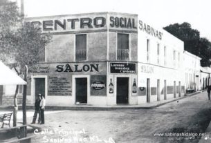 Centro Social Sabinas, antigua imagen del centro de Sabinas Hidalgo