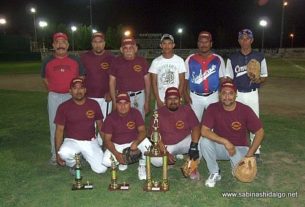 Equipo Dirección de Deportes del torneo de softbol de burócratas municipales