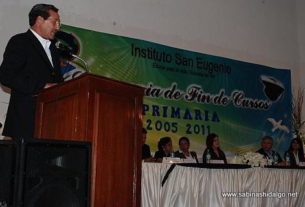 Mensaje del alcalde en la ceremonia de graduación