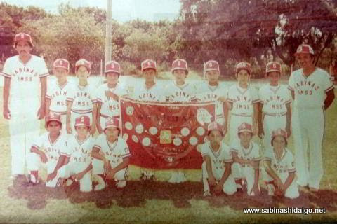 Equipo de Sabinas Hidalgo campeón nacional menor de 1982