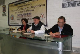 Mesa directiva del Consejo de la Historia y Cultura Sabinas Hidalgo
