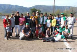 Equipo Yankees en el softbol del Club Sertoma
