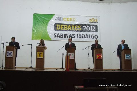 Candidatos participantes en el Debate 2012