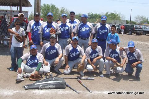 Equipo SUTERM del torneo de softbol del Club Sertoma