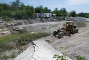 Rehabilitación de puente-vado en la colonia Lozano