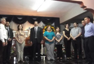 Guardia de honor de la Escuela Normal Pablo Livas