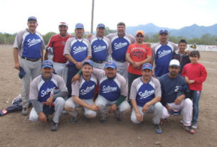 Equipo SUTERM en el softbol del Club Sertoma
