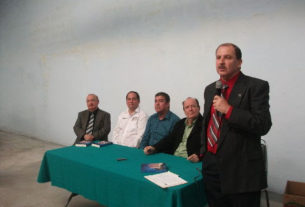 Mario Treviño Villarreal en el Consejo de la Historia y Cultura Sabinas Hidalgo.