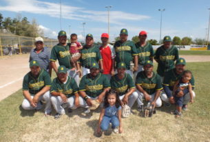 Equipo Burócratas B del softbol dominical de Bellavista