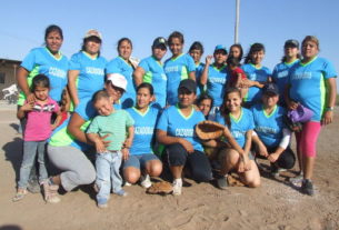 Equipo Cazadoras de Villaldama en el softbol femenil del Club Sertoma