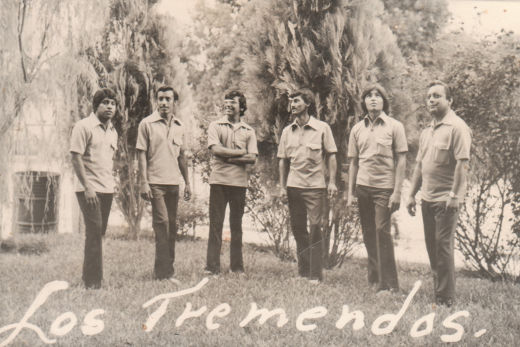 Grupo musical Los Tremendos en 1970