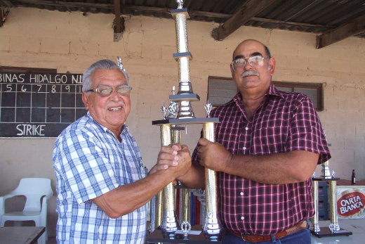 Homero Garza Santos y Carlos Antonio González Ramos